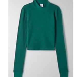 Aritzia TNA Thermal Mock Neck - Women's Medium